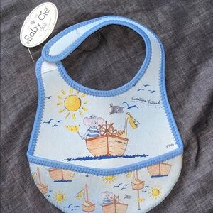 Blue Nautical Bib